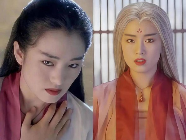 线上股票配资软件 巩俐懒得修图靠作品说话，张敏精修生图反差大，谁才是真女神？